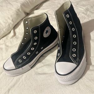 Black Platform Converse